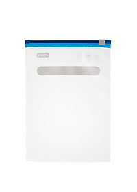 Túi zipper đa năng Shinshen 3L (có khoá kéo loại xanh - đáy mở rộng) - Hộp 20 túi