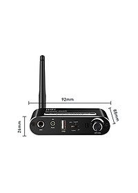 SOAIY Bộ Chuyển Đổi Âm Thanh DAC HIFI Bluetooth T02 (Hỗ Trợ Cổng Optical) - Hàng Nhập Khẩu