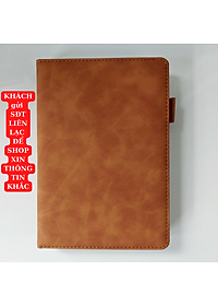 Sổ tay bìa da PU KHẮC TÊN cỡ A5 sổ ghi chép quà tặng văn phòng phẩm hội nghị 360 trang B122