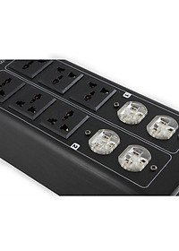 QUÀ TẶNG KÈM - BỘ LỌC NGUỒN ĐIỆN SẠCH CHỐNG NHI.ỄU AC8.8 CHUYÊN DÙNG CHO DÀN ÂM THANH HI-END CÔNG SUẤT 3000W. Wei.du.ka AC8.8 Power Strip 3000W LED Display Lighting Protection AC Power Outlet Audio Power Filter Purifier Conditioner - Hàng Chính Hãng