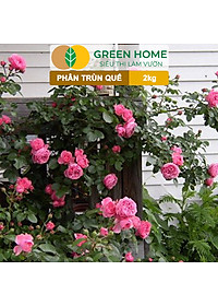 Phân Trùn Quế Greenhome, Bao 2kg, Dinh Dưỡng Hữu Cơ, Không Mùi, Tốt Cho Lan, Bonsai, Rau, Cây Ăn Trái