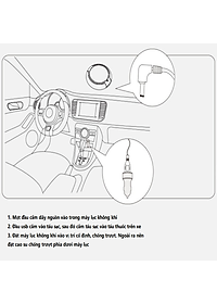 Máy khử mùi, lọc không khí Hyundai trong ô tô HY-12