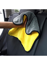KHĂN MICROFIBER 2 LỚP LAU XE Ô TÔ, NHÀ CỬA CHUYÊN DỤNG