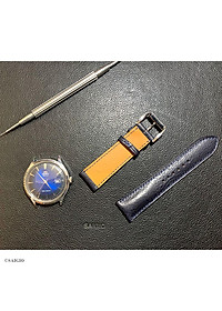 Dây Đồng Hồ Da Bò Thật 100%, Kiếu Cổ Điển, Cao Cấp - Sang Trọng, Mặt Lót Chống Thấm Mồ Hôi, Tích Hợp Lớp Gia Cố Chống Giãn Đặc Biệt, Phụ Kiện Khóa và Chốt Bằng Thép Không Gỉ 316L, Nhiều Màu, Nhiều Size - Hàng Chính Hãng SAIGIO