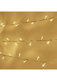 Dây Đèn LED Đom Đóm Fairy Light Trang Trí Ngoài Trời Chống Nước, Nhiều Chế Độ Sáng