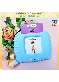 Máy đọc thẻ song ngữ Anh Việt flashcard 255 thẻ 510 từ vựng và 12 chủ đề 