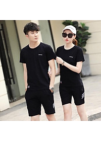 Bộ quần áo thể thao nam nữ in DINK