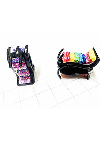 Kẹp tóc cầu vòng loại ngắn 5 răng đẹp và chắc chắn