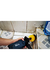 Combo 3 Đầu Bàn Chải Lắp Máy Khoan Cầm Tay Vệ Sinh Nhà Cửa Nội Thất