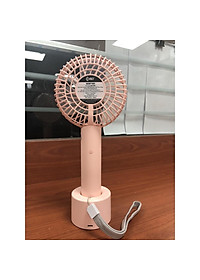 Hàng chính hãng - Quạt Sạc Cầm Tay Cao Cấp Comet CRF1004 4W có đế rời, 6 cánh quạt