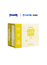 Thùng 24 hộp Sữa tươi tiệt trùng chứa tổ yến Vinamilk Green farm - hộp 180ml
