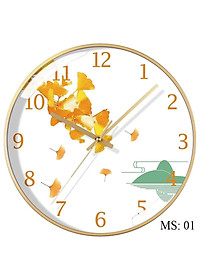 ĐỒNG HỒ TREO TƯỜNG TRANG TRÍ PHỦ PHA LÊ  KT 35 CM(MS 10)