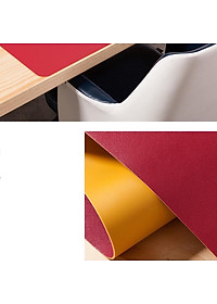 Miếng lót chuột, bàn di chuột 90 X 45 CM kiêm deskpad thảm da trải bàn làm việc chống nước hai mặt