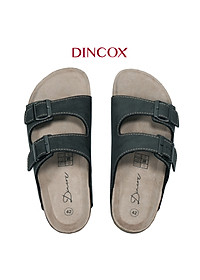 Dép Đế Trấu Nam 2 Khóa Charcoal DC01 Dincox