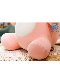 Gấu Bông Thú Nhồi Bông Khủng Long Đội Mũ Chóp Cầu Vồng 30cm Siêu Dễ Thương