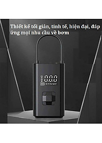 Máy Bơm Lốp Xe Máy Xe Đạp Không Dây Thế Hệ Mới 2025 150PSI LED Display Nhỏ Gọn Mạnh Mẽ Tự Động Ngắt Khi Đủ Hơi