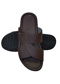 Dép Nam Quai Ngang HA NAM Da Bò Thật Cao Cấp DN2074