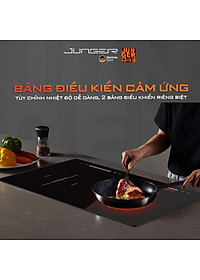 Bếp đôi điện từ hồng ngoại JUNGER CEJ-203-IF 4200W Không kén nồi Hàng Chính Hãng Bảo Hành 36 Tháng