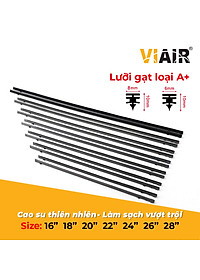Combo 2 Lưỡi Gạt Mưa Loại A VIAIR R15 (20 Inch/500 mm)