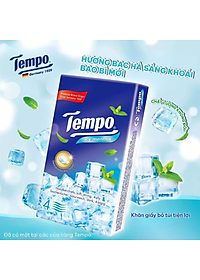 Combo 2 Lốc Khăn Giấy Bỏ Túi Tempo Regular (Lốc 10 Gói) - Bạc Hà
