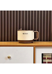 Nồi Lẩu Điện Mini 1.5L Mishio MK392 600W lòng nồi inox 304 không gỉ sét - hàng chính hãng