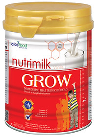 Sữa Nutrimilk Grow lon 850g - Dinh dưỡng phát triển chiều cao