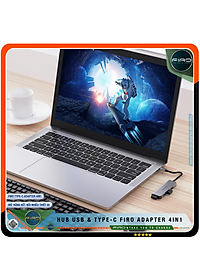 Hub USB 3.0 FIRO Và Hub Type C FIRO - Bộ Chia Cổng USB FIRO - HUB Chuyển Đổi Dành Cho Laptop, PC - Hỗ Trợ Sạc Pin, Kết Nối Đa Năng Ổ Cứng , Bàn Phím, Chuột, Máy In, Thiết Bị Ổ Chia USB - FIRO Type C Adapter 4in1 - Hàng Chính Hãng