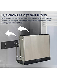 Kệ inox 304 DandiHome đựng dao thớt, đũa đa năng trong nhà bếp