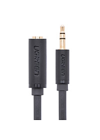 Cáp âm thanh kéo dài hai đầu chuẩn 3.5mm 1 đầu đực 1 đầu cái dài 2M UGREEN AV124 10784 - Hàng chính hãng