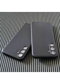 Ốp lưng dành cho SamSung Galaxy M35 dẻo màu đen bảo vệ camera sau, chống bám vân tay - Hàng chính hãng