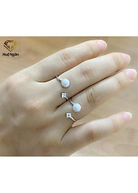 Nhẫn bạc Ý 925 Huệ Ngân cầu Qủa Cầu RR1284