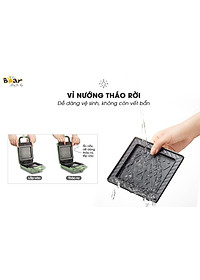 Máy Nướng Bánh Mỳ, Máy Kẹp Bánh Mỳ Sandwich-Waffle BEAR DBC-C06M1 Dung Tích 0.8 Lít, Công Suất 600 W - Hàng Chính Hãng