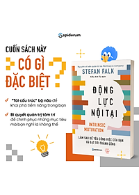 Sách Động Lực Nội Tại: Làm Sao Để Yêu Công Việc Của Bạn Và Đạt Đến Thành Công - Tác giả Stefan Falk