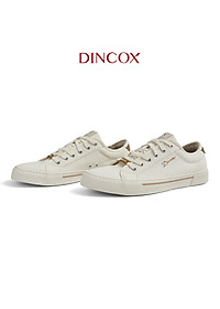 Giày Sneaker Vải Canvas Nam Nữ E12 Cream Thời Trang Dincox