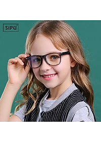 [Kèm Video] Mắt Kính Trẻ Em SiPU Chính Hãng MK07 Chống Ánh Sáng Xanh + Chống gãy - Bé Trai Bé Gái (Kèm Hộp Ô Tô)