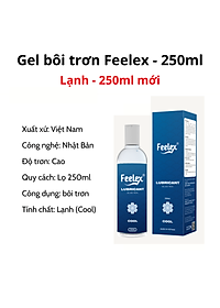 Gel bôi trơn Feelex Lubricant mát lạnh, ấm nóng, siêu trơn - Lọ 250ml
