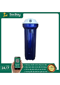Cốc lọc nước đầu nguồn 10in ren 21, ren 13, đầu nối nhanh - Hàng Chính Hãng