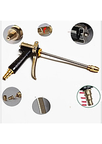 Bộ dây và vòi xịt tăng áp lực nước gấp 3 lần loại 20m (cút đồng- dây xanh) để tưới cây dọn dẹp nhà cửa,sân vườn vòi rửa xe, vòi tăng áp, vòi tưới, máy bơm tăng áp 318710497576-2