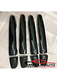 Bộ ốp hõm cửa và tay nắm cacbon dành cho  CX5 - Mẫu cánh én