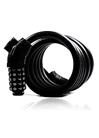 Khóa dây xe đạp 5 số dài 1,2m