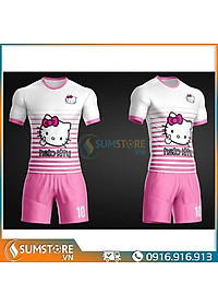 Mua Quần Áo Đá Banh Nam Nữ Đồ Bộ Thể Thao Hello Kitty Hồng Nhạt Cực Kute -  Đồ Đá Bóng Mới Thun Lạnh Mịn Và Mát | Tiki