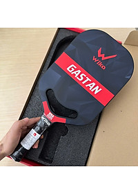 Vợt chơi Pickleball cao cấp Wi-ka Gastan - mặt vợt nhám, Carbon T1000