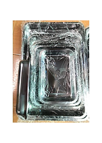 Khay inox sâu lòng và khay inox thấp lòng đủ cỡ mâm inox chữ nhật đựng thức ăn mâm làm bánh mâm inox tiệm cơm mâm cơm