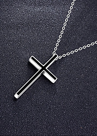 Mặt dây chuyền thánh giá MDC322 (Màu Đen)