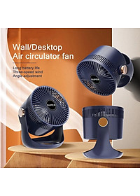 Quạt Điện Làm Mát Để Bàn Chạy Pin 2400mAh Sạc USB Xiaomi-Hàng chính hãng
