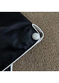 Bao tay nữ lót lông YAOYAO Găng tay nữ da cừu bấm cúc trắng - BHY9748 Găng tay da cảm ứng. Hàng chính hãng.