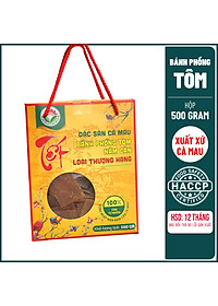 Đặc sản Cà Mau - Bánh Phồng Tôm Năm Căn - Loại Thượng Hạng ( Hộp 500 GRAM )