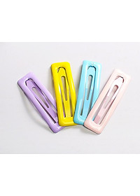 Kẹp tóc kim loại mẫu Hàn KAH63 hình vuông mẫu HOT (chọn mầu)