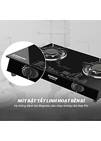 Bếp Gas Dương Hồng Ngoại Sunhouse SHB2202-EC - Hàng Chính Hãng