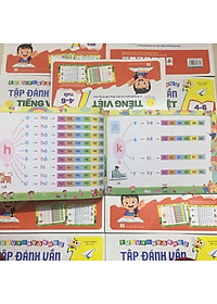 Sách tập đánh vần tiếng việt 4-6 tuổi (Tặng Kèm Thẻ Ghép Vần)